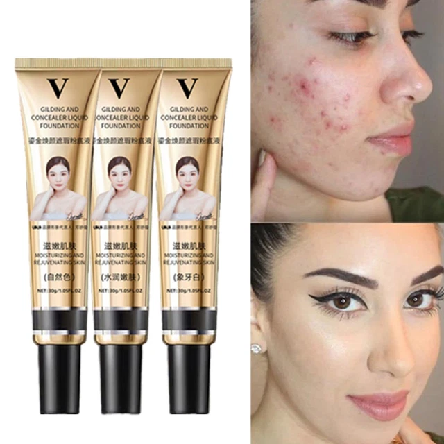 Concealer Foundation Full Coverage Concealer Lasting Makeup Moisturizing U1E9