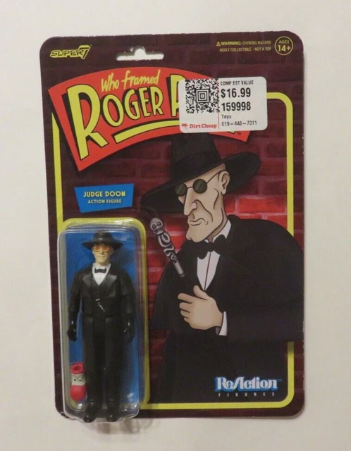 SUPER7 – Judge Doom (Chi Ha Incastrato Roger Rabbit) – Reaction Figure – 3¾ Pollici