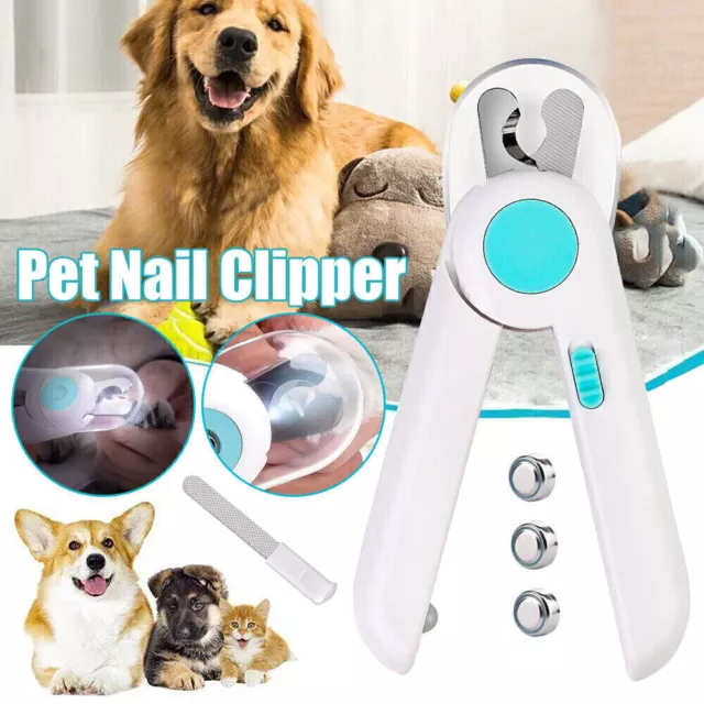 New claw scissors for dogs and cats nail clippers with LED light NagelschneLOVE