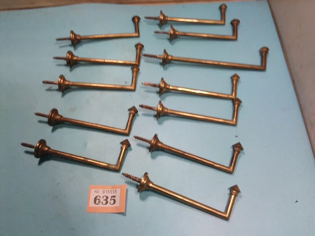 Vintage Brass Wall Hooks curtain Holds