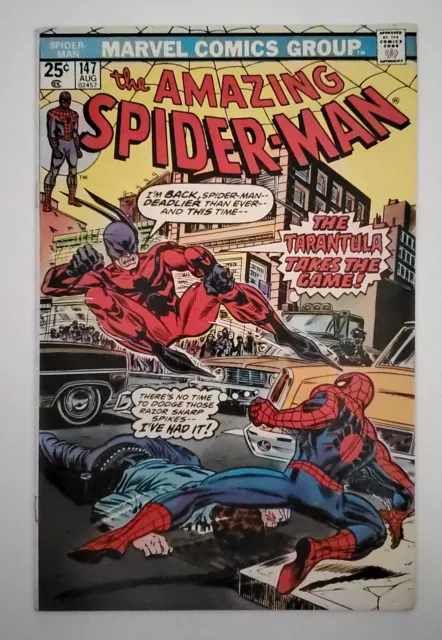Marvel Comic The Amazing Spider Man # 147 Bronze Age .25 cent August 1975