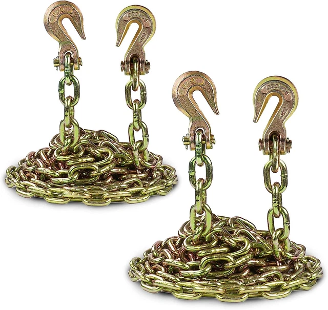 Transport Binder Chain,Tow Chain with 5/16'' X 20',Grade 70,With Clevis Grab Hoo