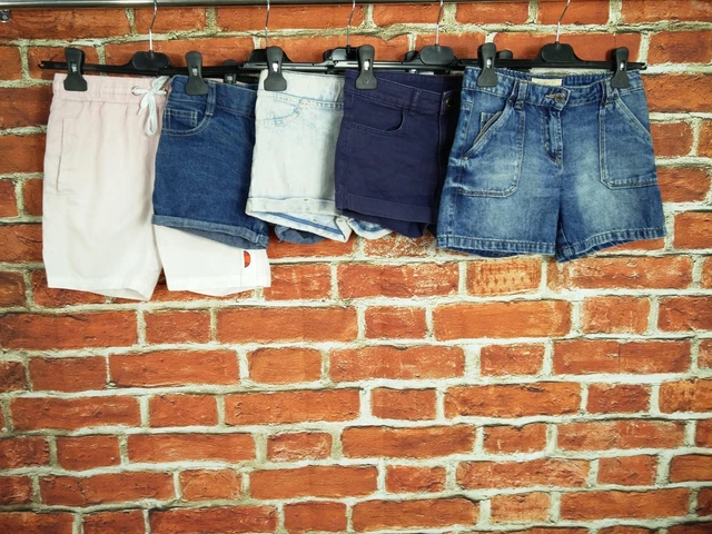 Girls Bundle Aged 8-9 Years Ellesse Next Etc Shorts Set Denim Hotpants 134Cm