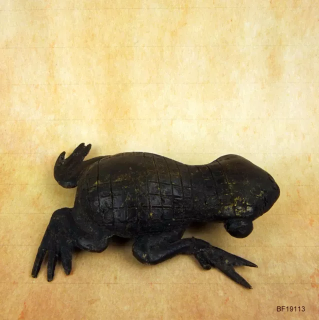 Burkina Faso Bobo Frosch Bronze Verlorene Form Gelbguss Frog Grenouille Rana