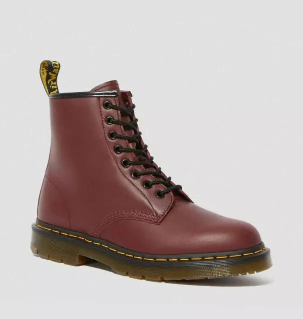 DR. MARTENS 1460 Slip Resistant Leather Lace Up Boots, Cherry Red, Size ...