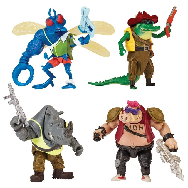 Teenage Mutant Ninja Turtles - Mutant Mayhem Movie - Mutant Basic Figure Bundle