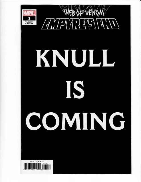 Web of Venom Empyre's End #1 Marvel 2021 NM 9.4 - Knull is Coming variant.