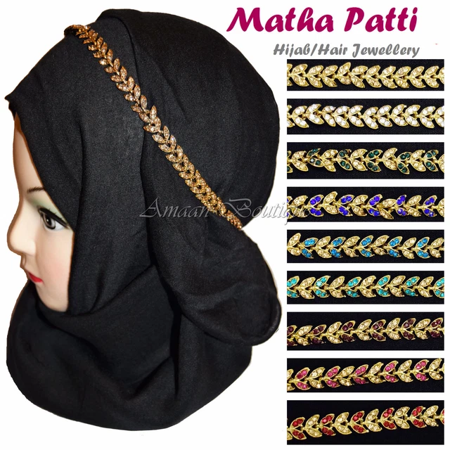 Hijab with deals matha patti