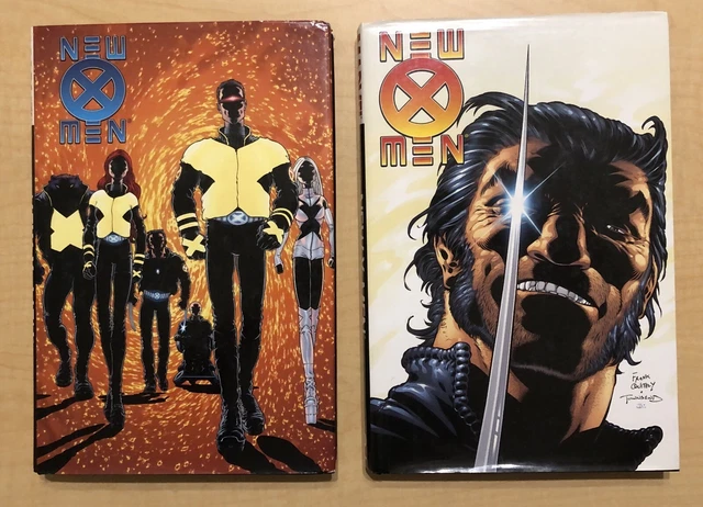 New X-Men HC Graphic Novel Lot Vol 1 & 2 Marvel 2001-2003 Grant Morrison
