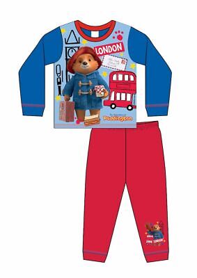 NEW Boys Cotton Paddington Bear 'London Adventure' Pyjama set 1.5 Years-5 Years