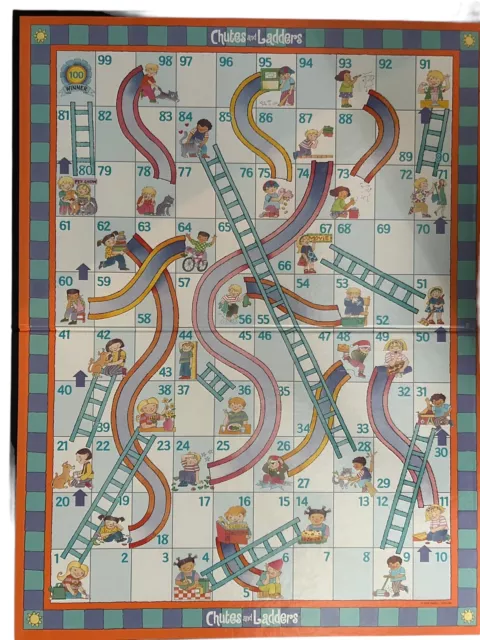 Chutes and Ladders Board Game Vintage 1999 REPLACEMENT BOARD ONLY