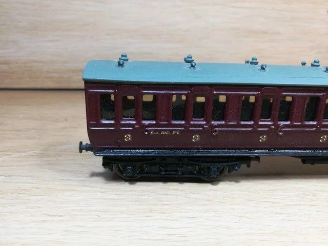 Auto Coach Train TRI-ANG HORNBY LMS 1st 3rd class passenger car coach model railway #1 £ ...
