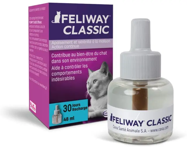 FELIWAY Classic – Anti-Stress Pour Chat –  Recharge pour Diffuseur  48 Ml
