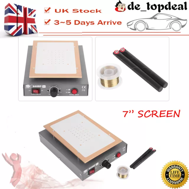 7" Dual Vacuum Pump LCD Touch Screen Outer Glass Heat Separator Hot Plate Tool