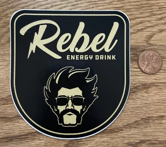DUTCH BROS STICKER March REBEL Energy DRINK Large CAR Bottle HYDROFLASK