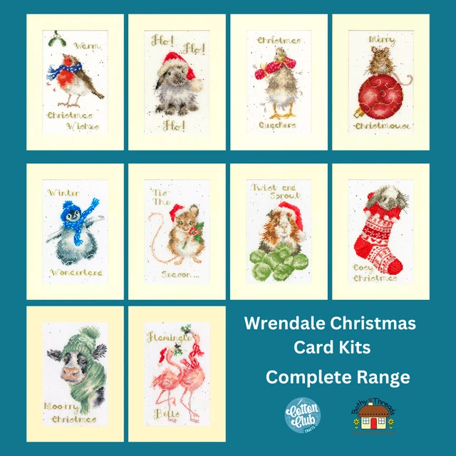 BOTHY THREADS CHRISTMAS Mouse Cross Stitch Kit New Xsw10 £14.99