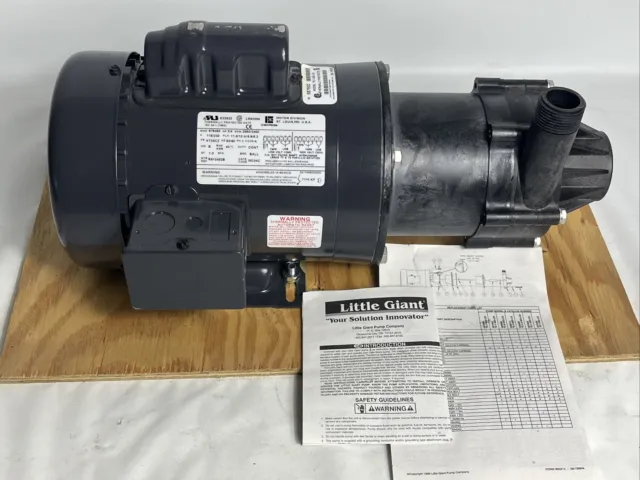 Little Giant TE-7-MD-CK Magnetic Drive Pump 587600 3/4 HP, 115/230V