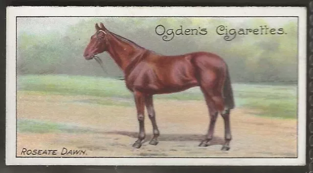 Ogdens-Racehorses 1907 (Horse Racing)-#48- Roseate Dawn