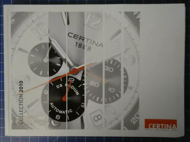 Certina Katalog+Preisliste 2010 H5687