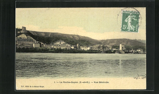 CPA La Roche-Guyon, General View