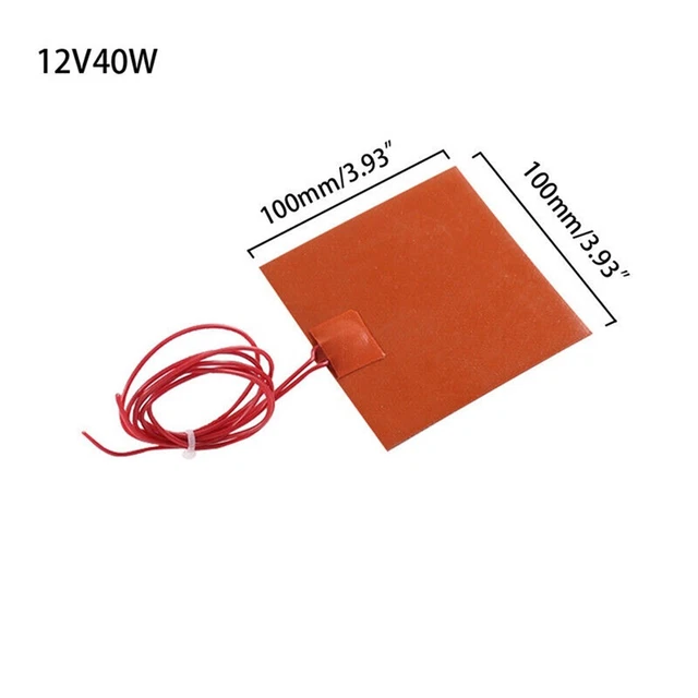 Orange Silicone Heat Mat for Fast and Reliable Heating (58 characters)