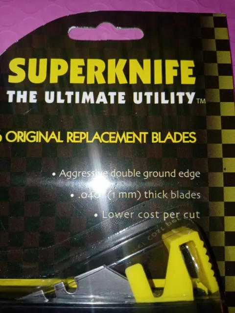 Super knife The Ultimate Utility Knife, Folding Utility EDC , Replaceable Blades
