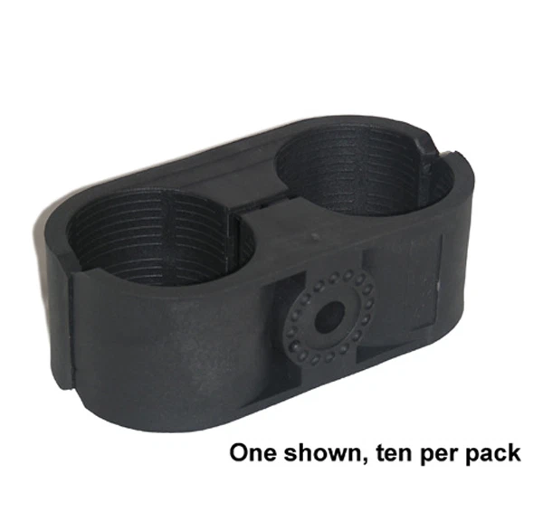 (10) Double Block Hanger for 2-1/4 in coaxial cable block CXB114