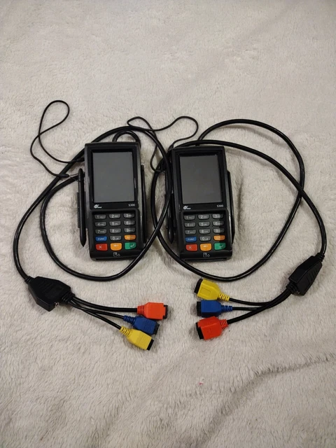 PAX S300 Integrated PIN Pad Credit Card Terminal Stylus Wired