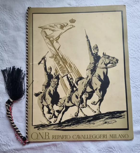 Regno D'italia 1937 Anno Xv° E.f. Calendario O.n.b. Reparto Cavalleggeri Milano