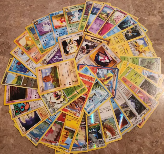 Pokemon 100 card lot!!!! From sun and moon to shadowless base set!! Random lot!!