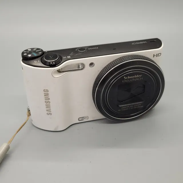 Samsung WB150F 14.2MP Compact Digital Camera White Tested