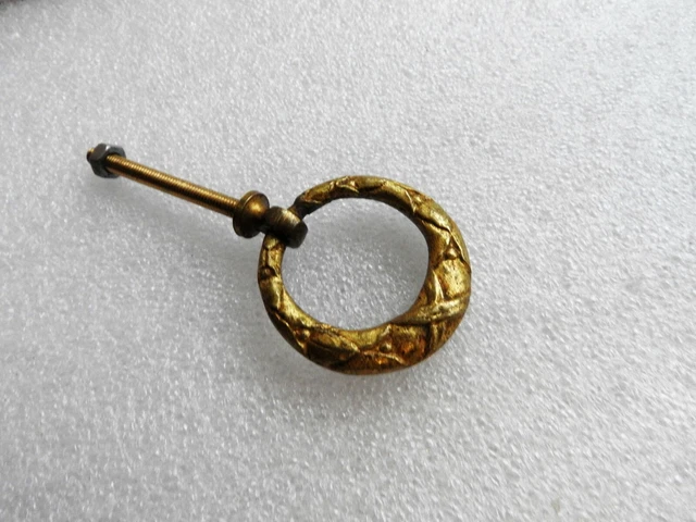 Paire D'anciennes Poignées De Tiroir En Laiton Style Louis XVI - Occasion - Décoration Vintage