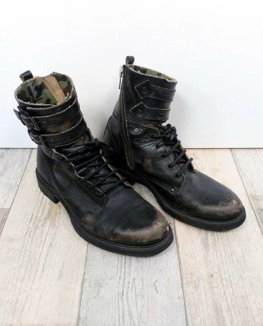 Chaussures Montantes Bottines Diesel en Cuir Homme Taille 41 US 8.5 Valeur 450 €