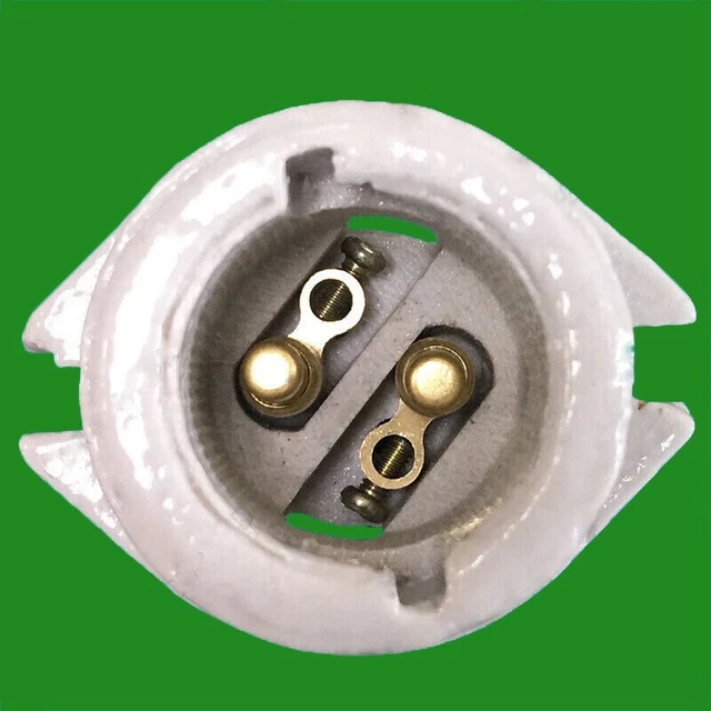 Lot De 6 Douilles B22 En Céramique Blanche - Support Lampe Baïonnette, Montage Mural, 110-250V