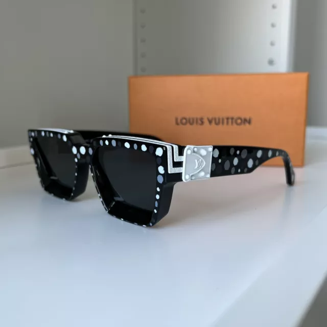 LOUIS VUITTON Z1188E LV Rainbow Square Sunglasses 54-21 Yellow