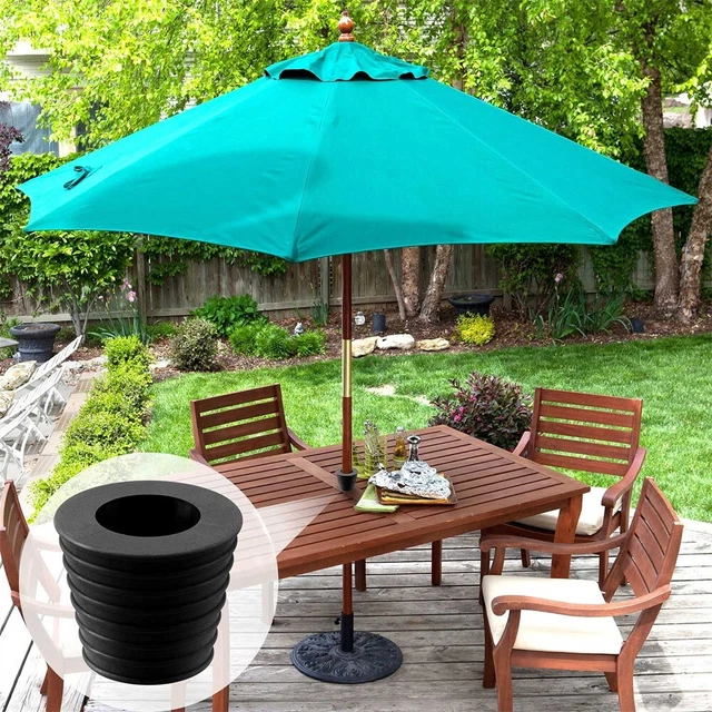 Anillo cónico tapón para orificio de terraza 38mm soporte para sombrilla y cubiertas