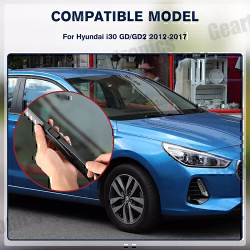 Front Rear Windscreen Wiper Blades Car For Hyundai i30 GD GD2 12-17 26"+14"+13" 2