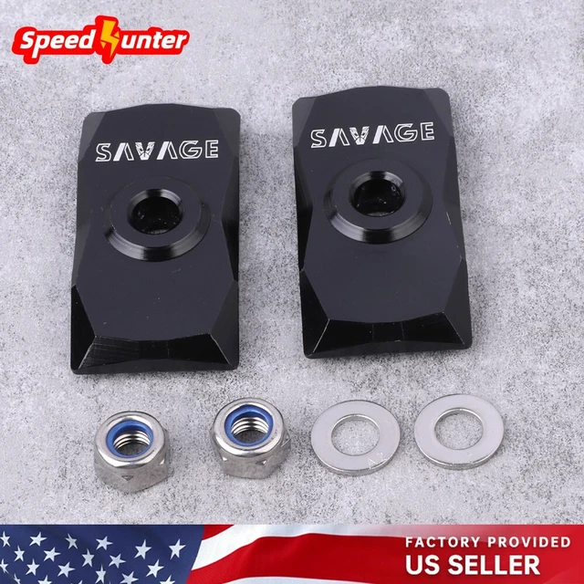 thumbnail interactive-video image 1 of CNC Aluminum Chain Adjuster Swingarm End Cap Pair For Kawasaki Ninja 300/250SL/EX250R KLR650 1 of 2