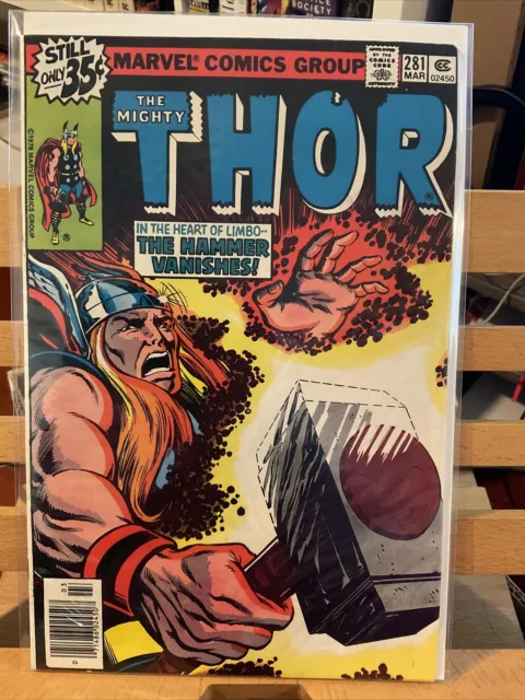 The Mighty Thor #281 Marvel Comics 1979 Vintage Bronze Age Comic Book