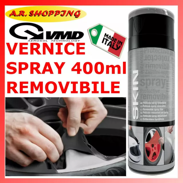 VERNICE REMOVIBILE SPRAY Nero Opaco Pellicola Wrapping Cerchi Tuning Auto  Moto EUR 16,90 - PicClick IT