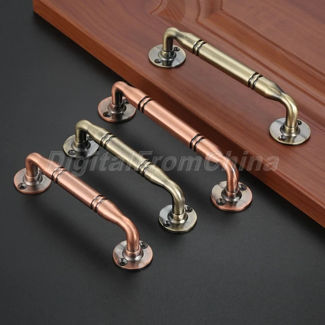 Antique Furniture Knob Vintage Cupboard Door Drawer Cabinet Pull Handle Hardware