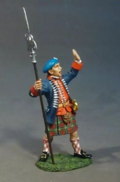 John Jenkins Jacobite Rebellion Eec-10 Royal Ecossais Sergeant With Halberd