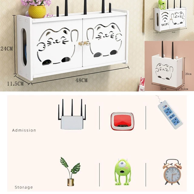 Scaffale router wireless resistente con prestazioni di dissipazione del calore per uso ufficio