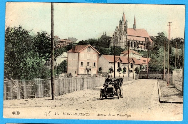 Cpa 95 Montmorency - Avenue De La Republique