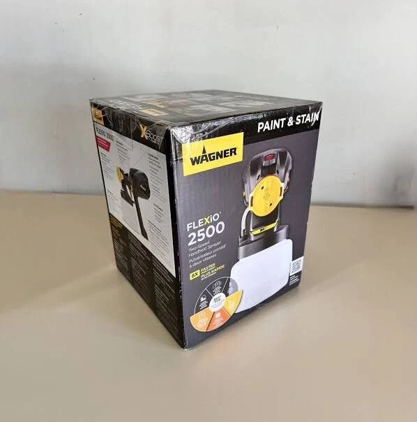 NEW WAGNER FLEXIO 2500 Plus Paint Sprayer with Detail Finish Nozzle £54