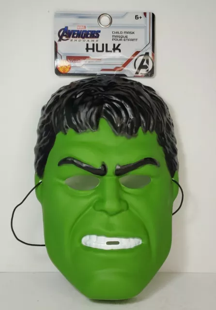 THE INCREDIBLE HULK Child Mask Halloween Plastic Marvel Avengers $6.99 ...