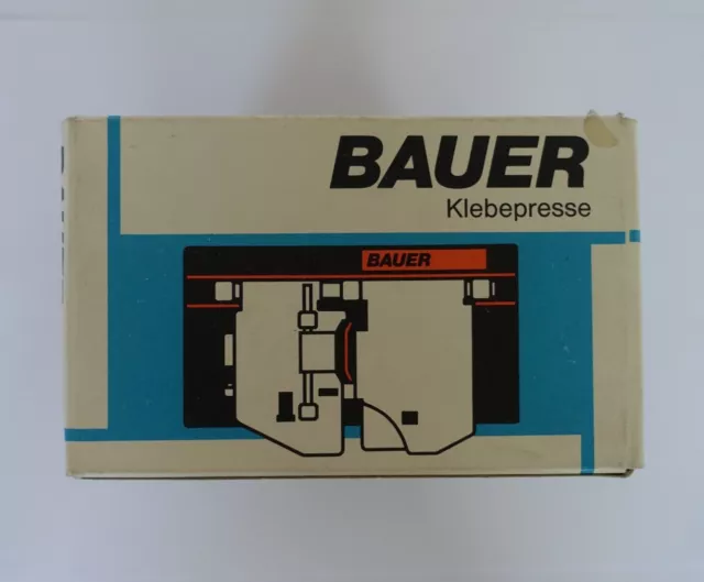 Bauer Klebepresse Super 8 in OVP mit Bedienungsanleitung