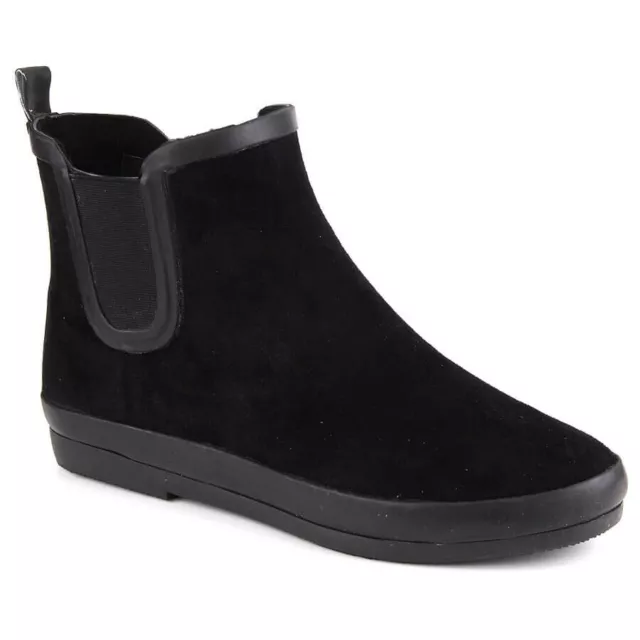 Rain boots waterproof slip-on boots black Potocki RB36063