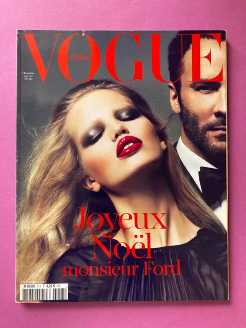 Magazine VOGUE Paris 913 décembre 2010 jan 2011 Tom Ford Noël cover fashion mode