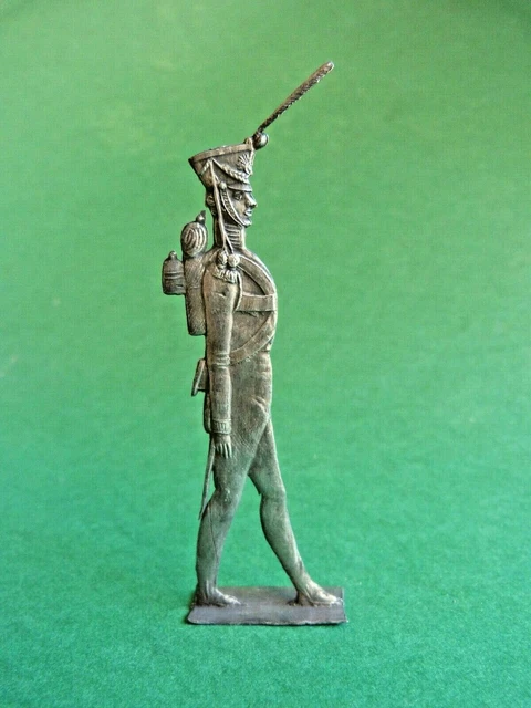 PLAT D'ÉTAIN RARE figurine de l'empire en 75mm Schweizer - Grande taille EUR 24,00 - FR
